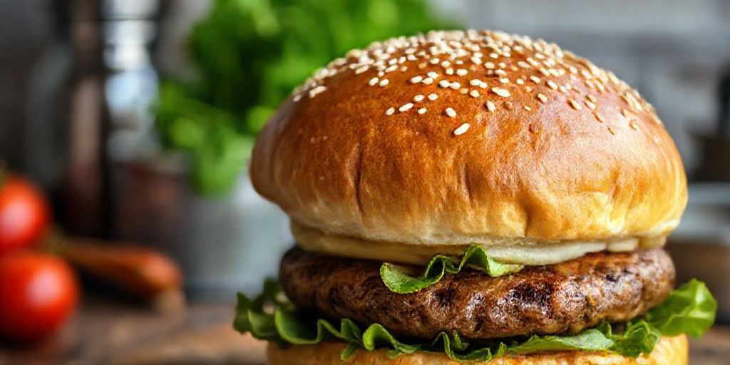 Идеальные булочки для бургеров в домашней пекарне: мягкие и всего за 2 часа!

