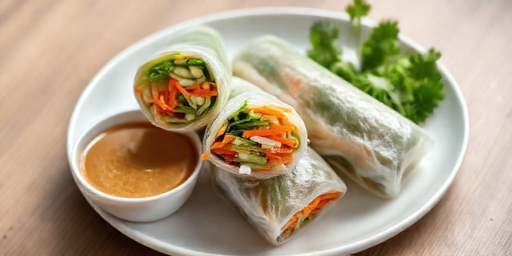 Спринг-роллы с овощами: свежий и быстрый рецепт азиатской закуски за 20 минут
