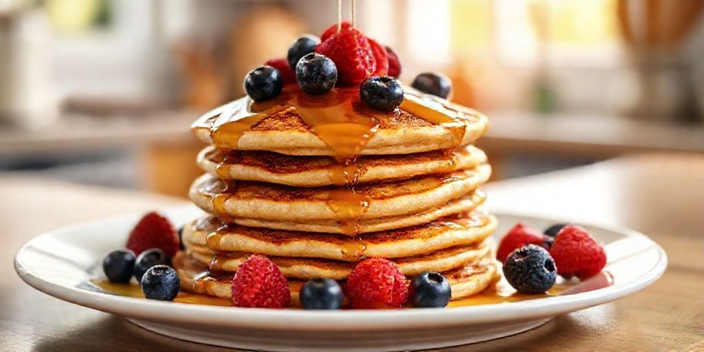 Пышные веганские панкейки на растительном молоке: простой рецепт за 20 минут
