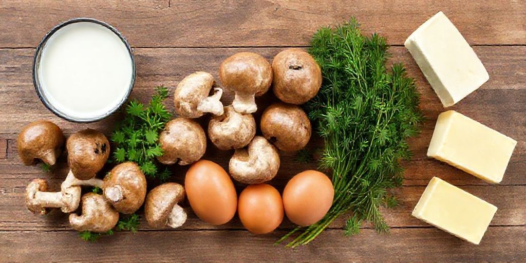 Омлет с грибами и зеленью: пошаговый рецепт идеального завтрака
