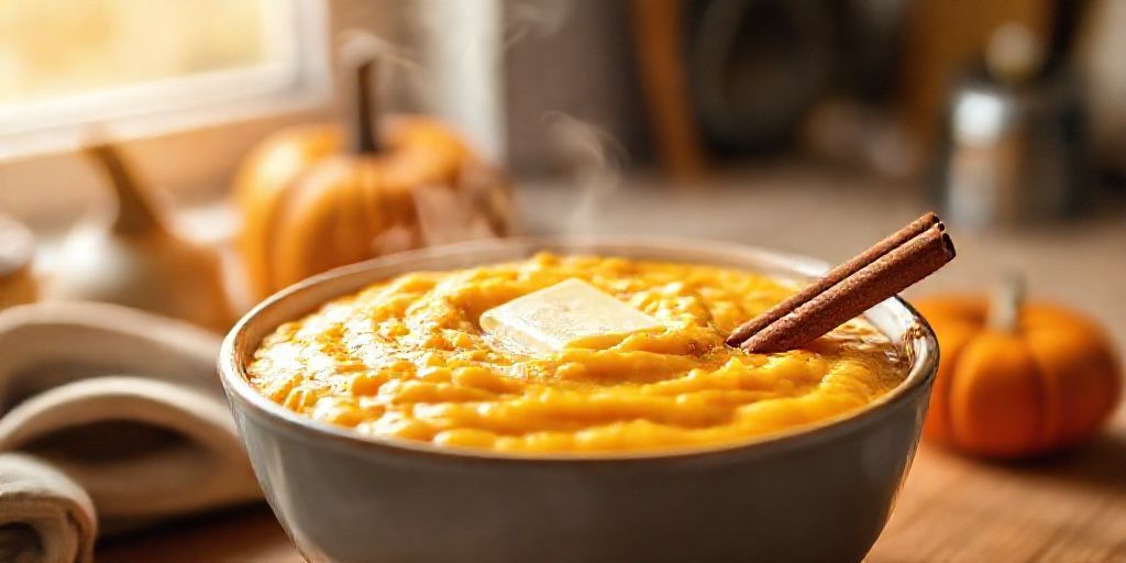 Рисовая каша с тыквой: Идеальный полезный завтрак для вашего ребенка
