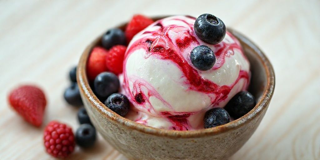 Йогуртовое мороженое с ягодами: Рецепт идеального летнего десерта
