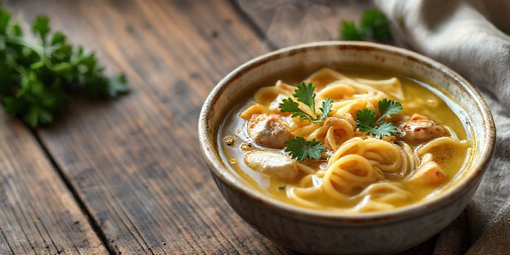 Куриный мини-суп на одну порцию: Быстрый, легкий и невероятно вкусный
