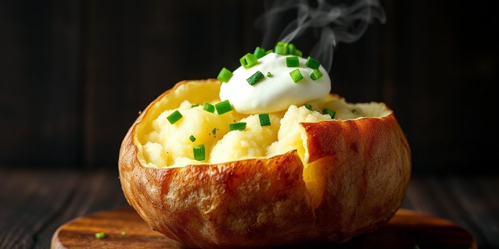 Картофель запечённый в микроволновке: гениальный хак для идеального гарнира за 10 минут
