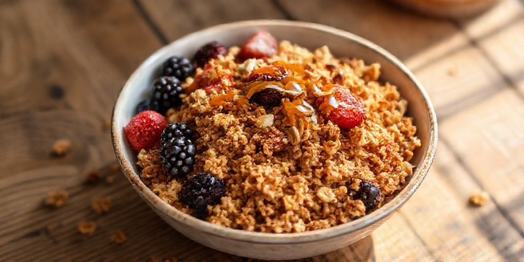 Домашняя гранола с мёдом и орехами: 5 лучших рецептов для идеального завтрака
