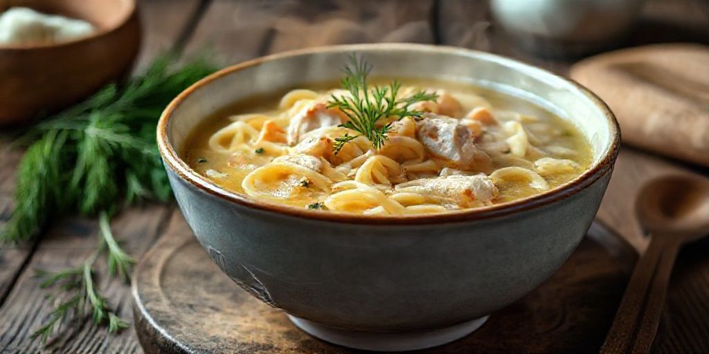 Куриный суп с лапшой и зеленью: пошаговый рецепт классического блюда за 40 минут
