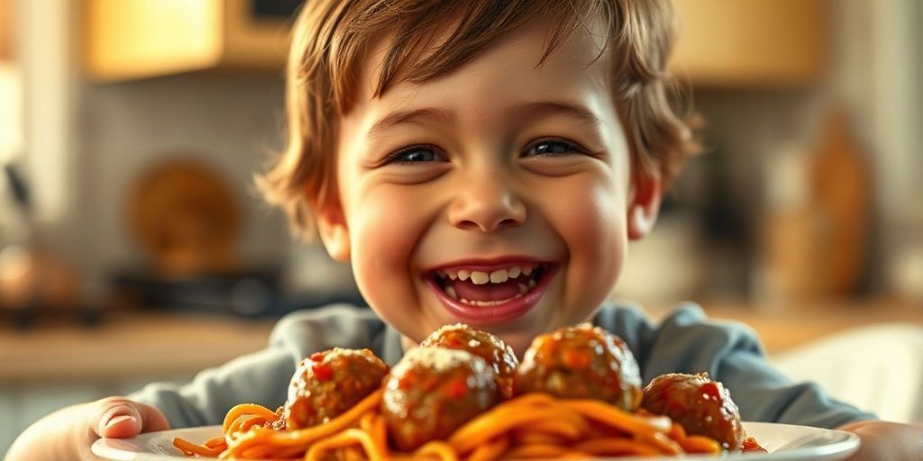 Спагетти с фрикадельками для детей: Нежный вкус и польза в каждой тарелке
