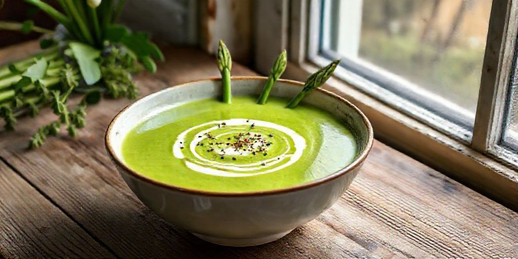 Крем-суп из спаржи: Идеальный весенний рецепт для легкого обеда
