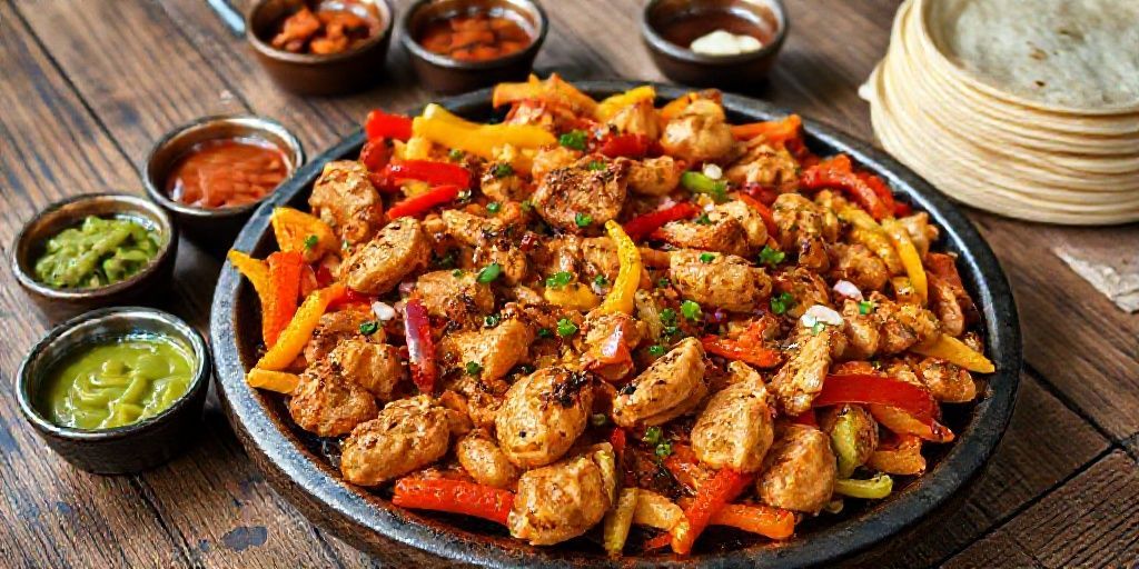 Фахитас с курицей и овощами: Ваш идеальный ужин за 25 минут
