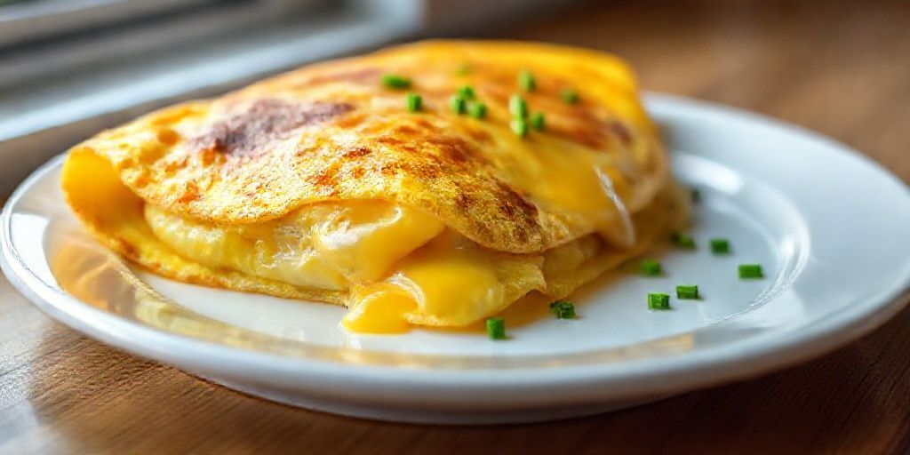 Омлет с сыром на одного: Идеальный завтрак за 10 минут с минимумом посуды
