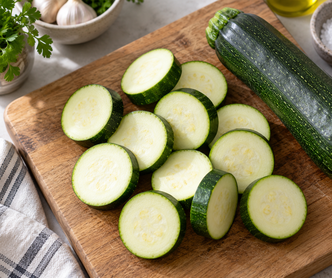 Кабачки с сырной корочкой в духовке
