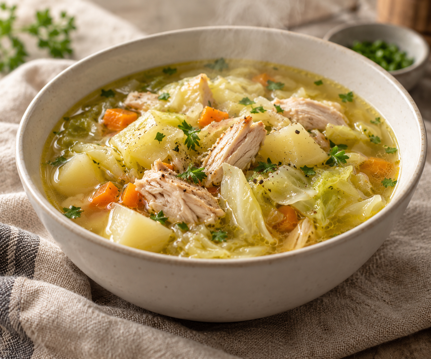 Щи из свежей капусты с курицей: как сохранить прозрачный бульон